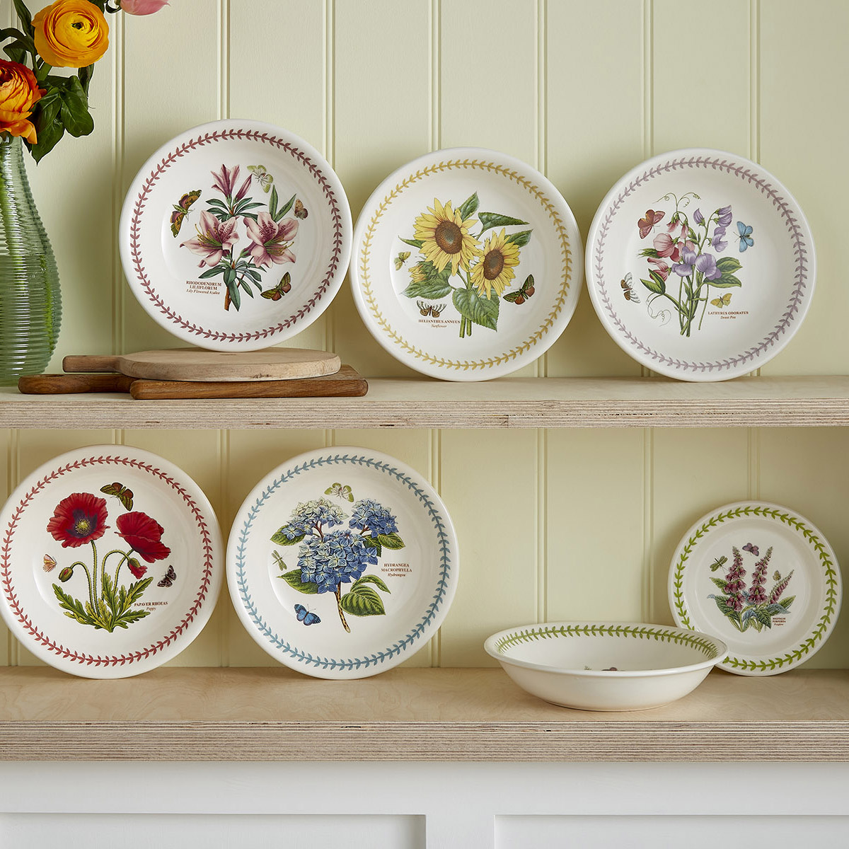 Botanic Garden Meadow 8" Pasta Bowl Set of 6 image number null